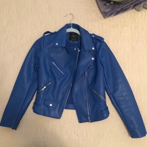 Zara faux leather jacket